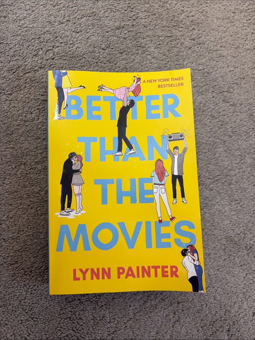Better Than the Movies by Lynn Painter - Bright Yellow Paperback